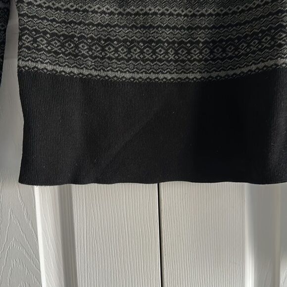 Bailey/44 Women’s Black & Grey Cutout Sweater - Picture 2 of 5